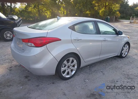 2011 Hyundai Elantra Limited (Ulsan Plant) from USA, damaged, VIN KMHDH4AE9BU163748